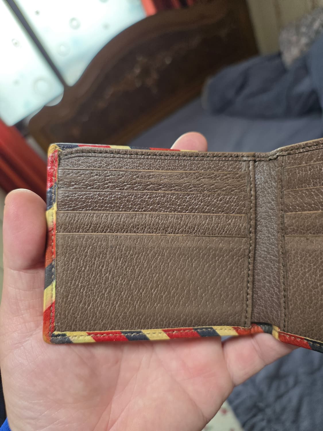 (정품) 구찌 GG 패치 자수 슈프림 캔버스 쿠리에 반지갑/개인/팝니다. 상품이미지3