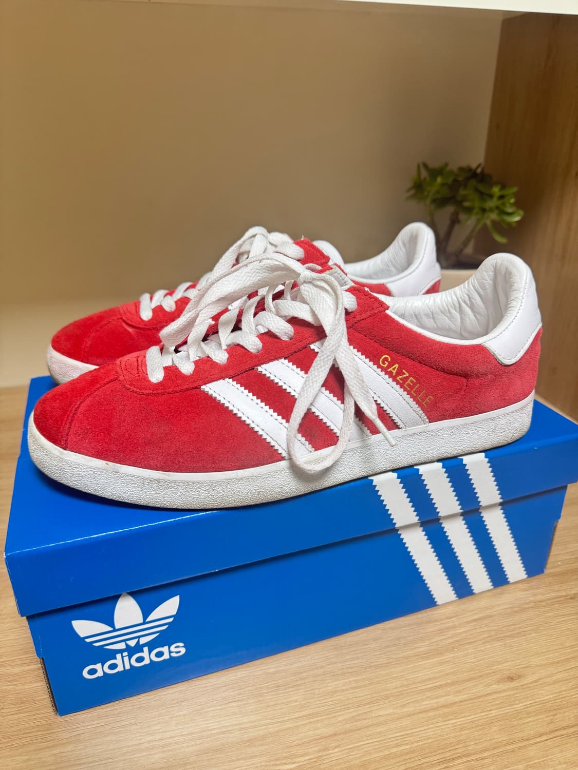 아디다스 가젤 85 레드 265 급처 상품이미지1