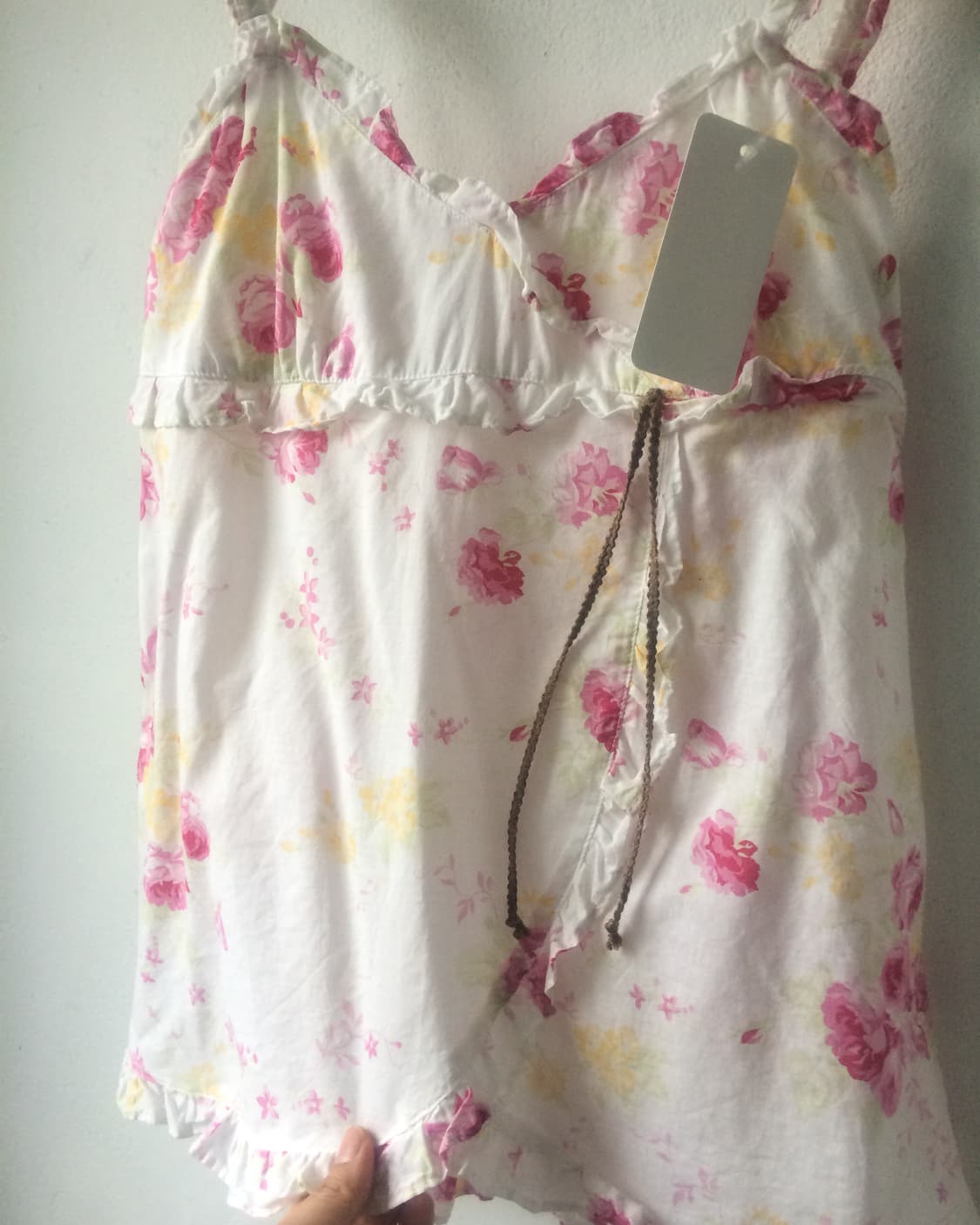Flower pattern frill sleeveless 상품이미지4