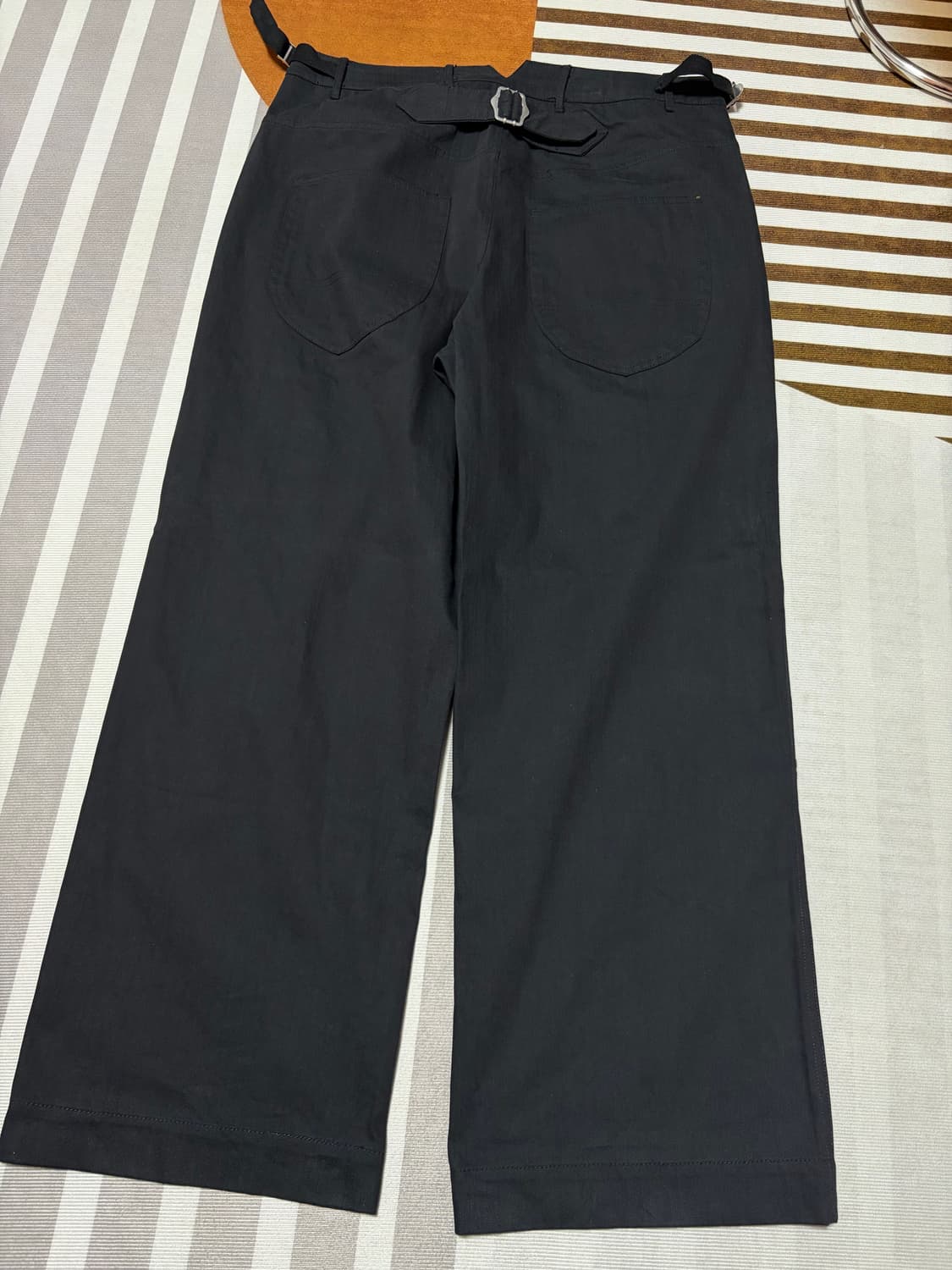 [2]오가프 피쉬테일 코튼 팬츠 블랙 판매합니다. 상품이미지3