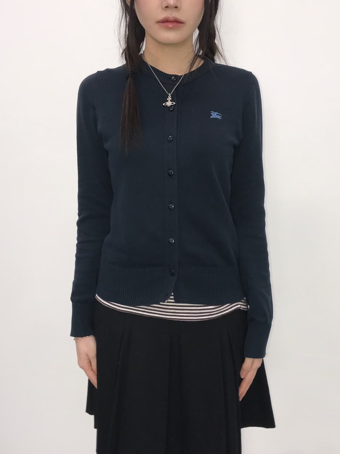 'Burberry' Blue Label Knit Cardigan 상품이미지2