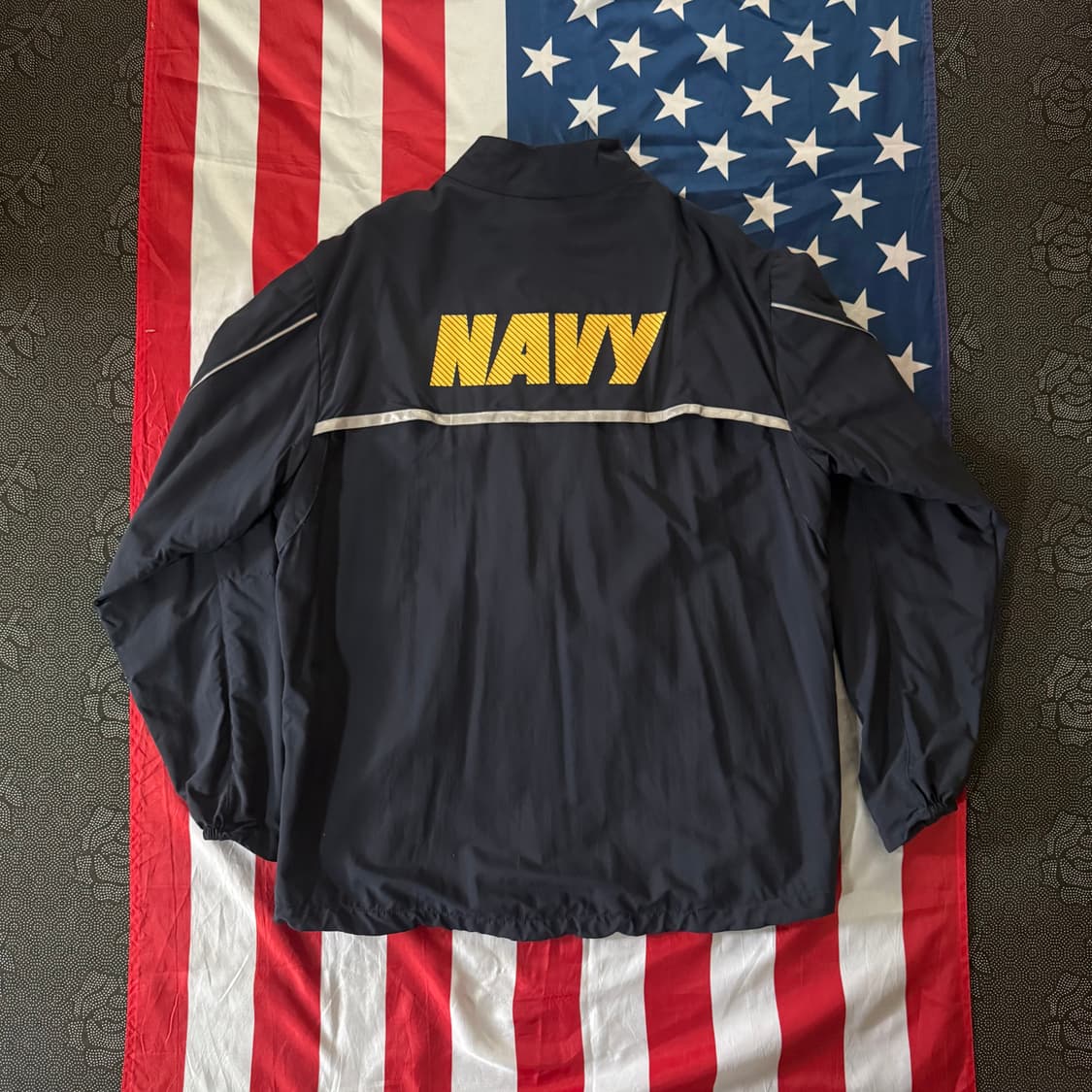 [L] 밀리터리 미 해군 NAVY 바람막이 러닝 자켓 -3 상품이미지8