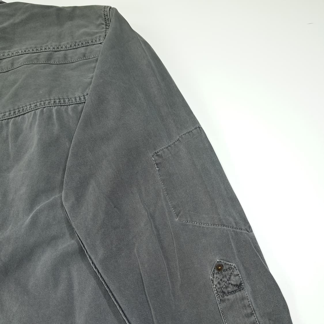 CL926 M 리바이스s 빈티지 워싱 차콜 긴팔 데님 워크 셔츠 상품이미지7
