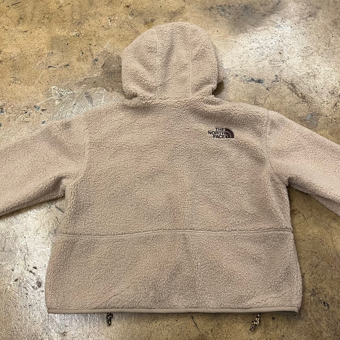 [정품/S] 노스페이스 후리스 후드 집업 베이지 b8 상품이미지4