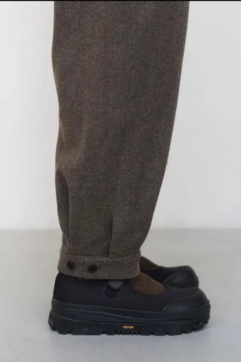 아모멘토 울 셔츠 자켓/팬츠M(다크브라운) 상품이미지5