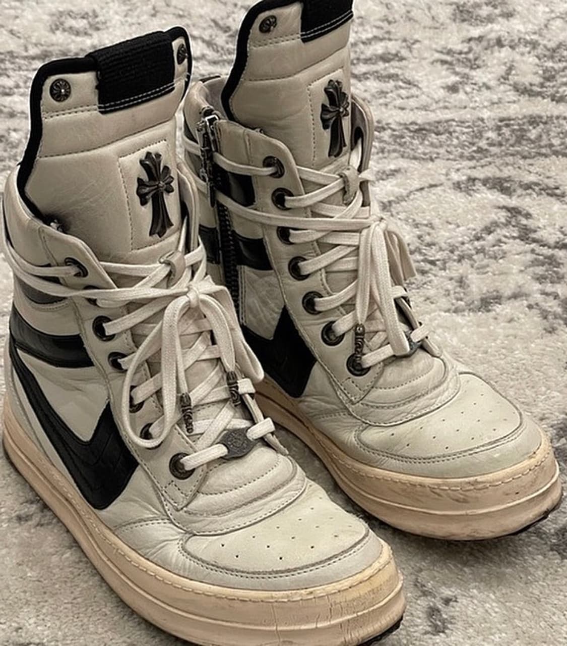 [구매] Rick Owens X Chrome Hearts Dunks 상품이미지1