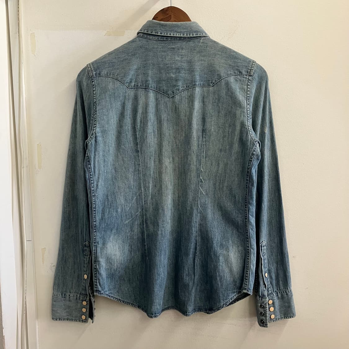 N280 폴로 데님앤서플라이 웨스턴 데님 청셔츠 상품이미지2