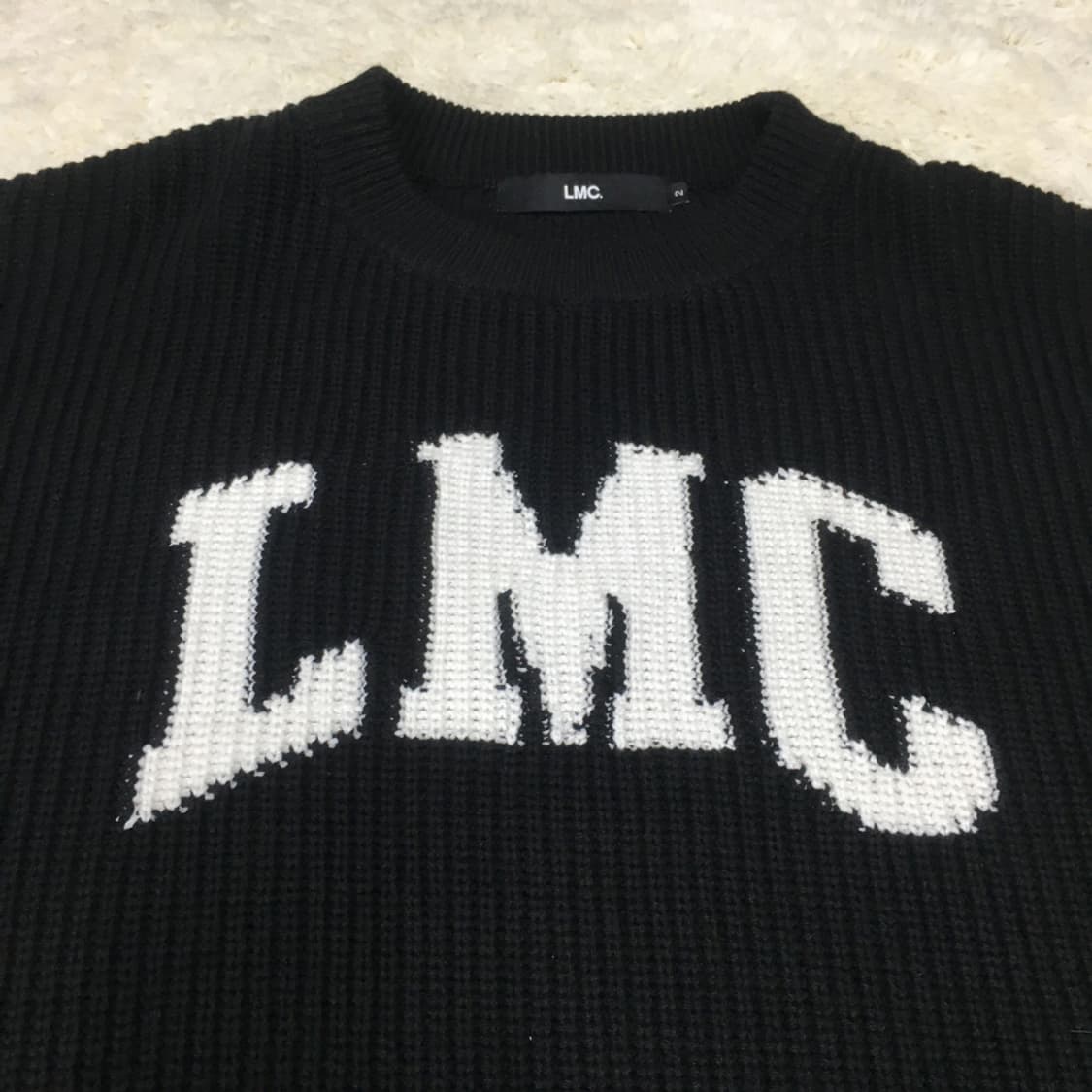 LMC 오버핏 빅로고 라운드넥니트 B12
 상품이미지2