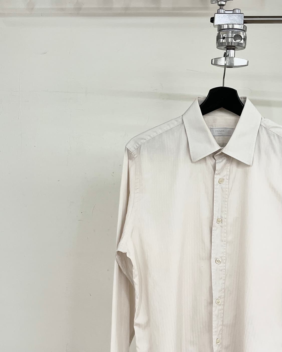 프라다 핑크 롱 슬리브 버튼업 셔츠 상품이미지3