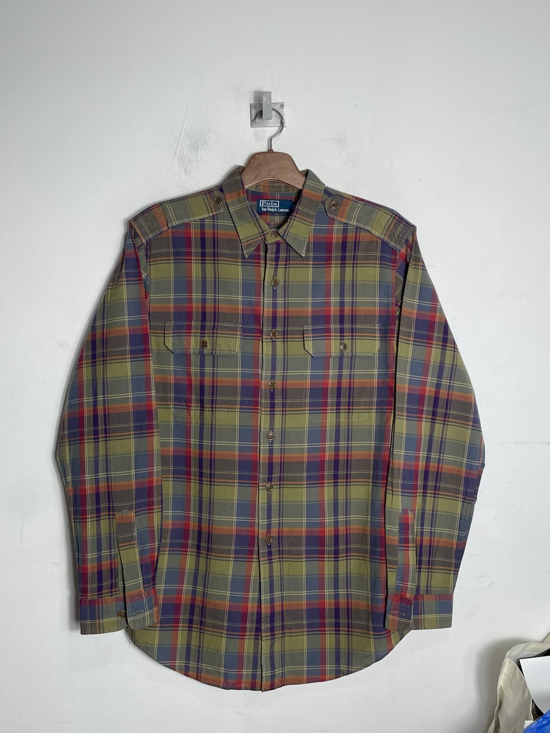 폴로 랄프로렌 체크 셔츠 긴팔 상품이미지1