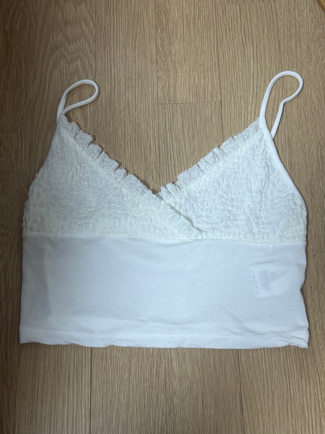 Threetimes sleeveless 쓰리타임즈 나시 (화이트,블랙) 상품이미지5