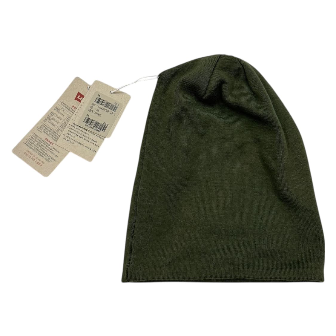 리바이스 빈티지 Y2K 비니 모자 카키 그린 상품이미지3