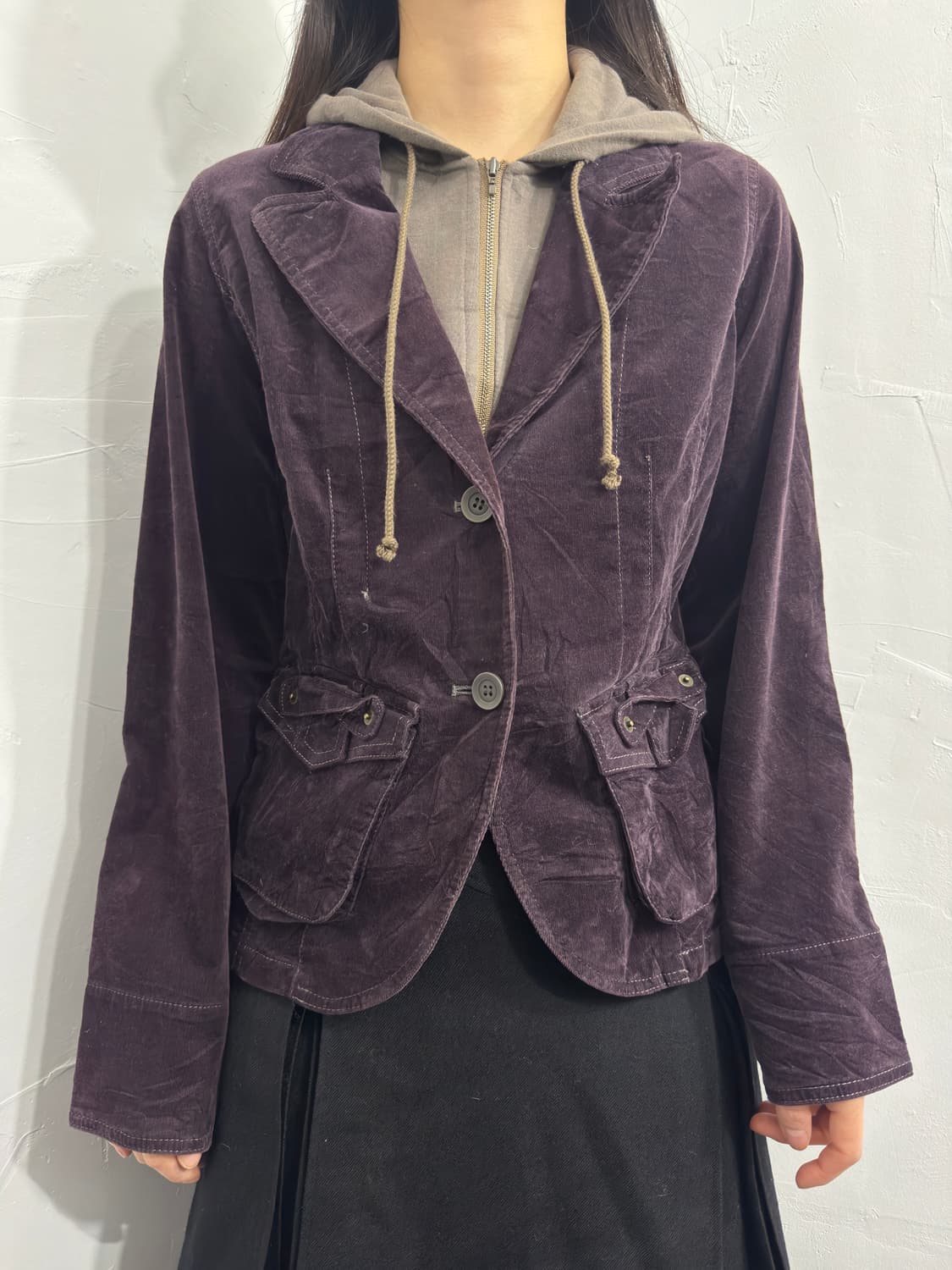 layered corduroy jacket 상품이미지1