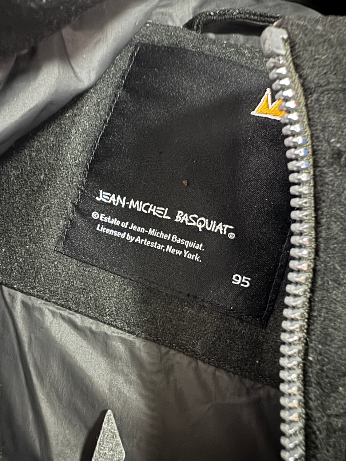 여성 장미쉘바스키아 구스다운 빈티지 카키 울 패딩 상품이미지3