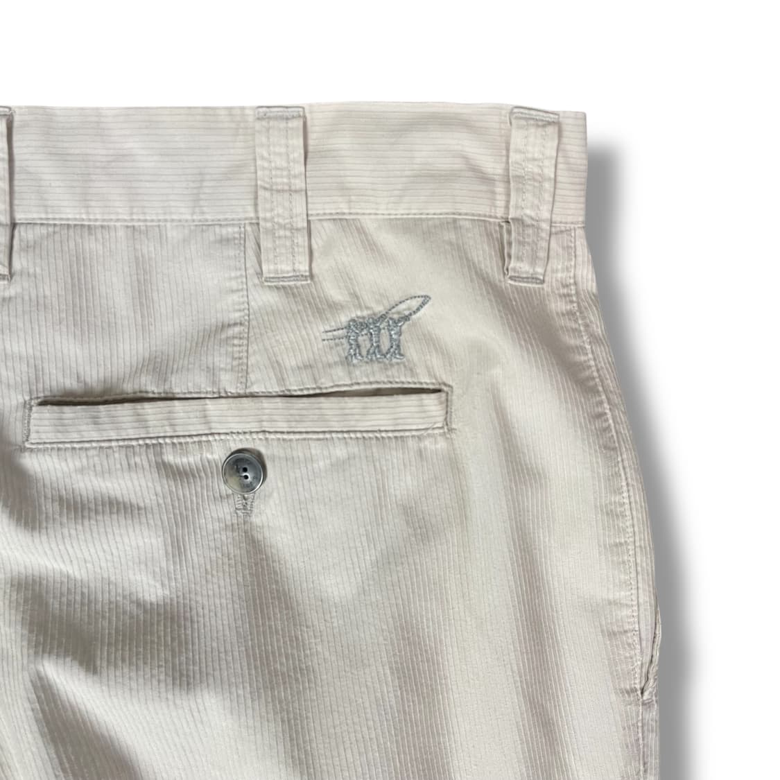 (34) 헨리코튼 백 자수로고 연베이지 코튼 팬츠 상품이미지3