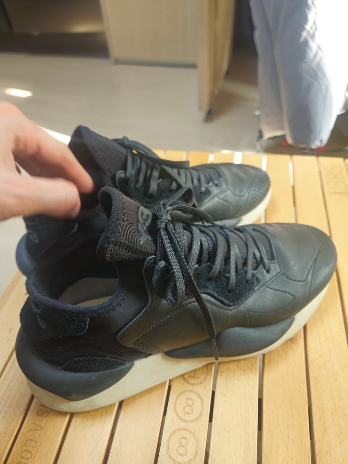 Y3 Black 스니커즈 270mm 상품이미지3