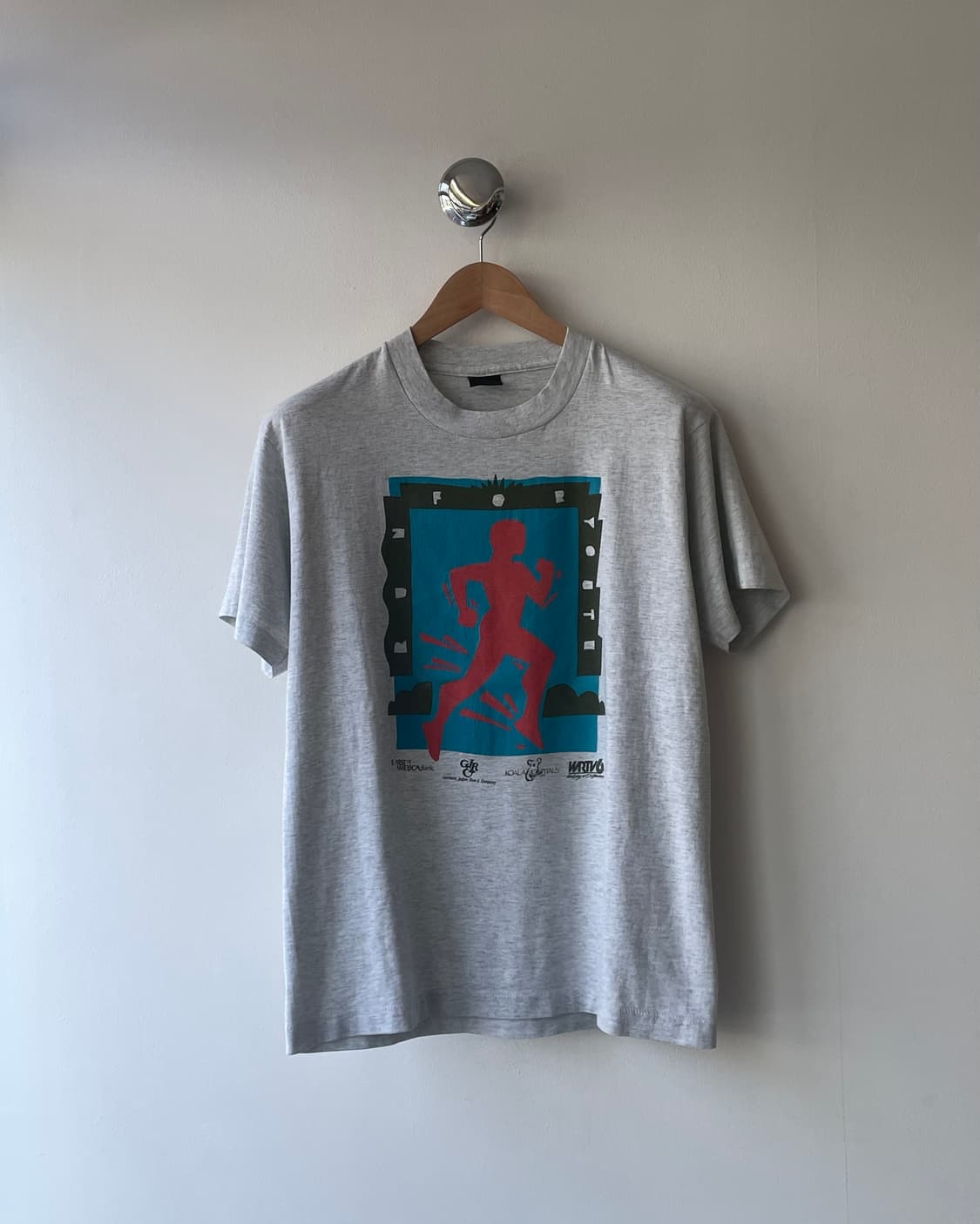 90‘s USA ‘Run for youth’ promo T-shirt  상품이미지3