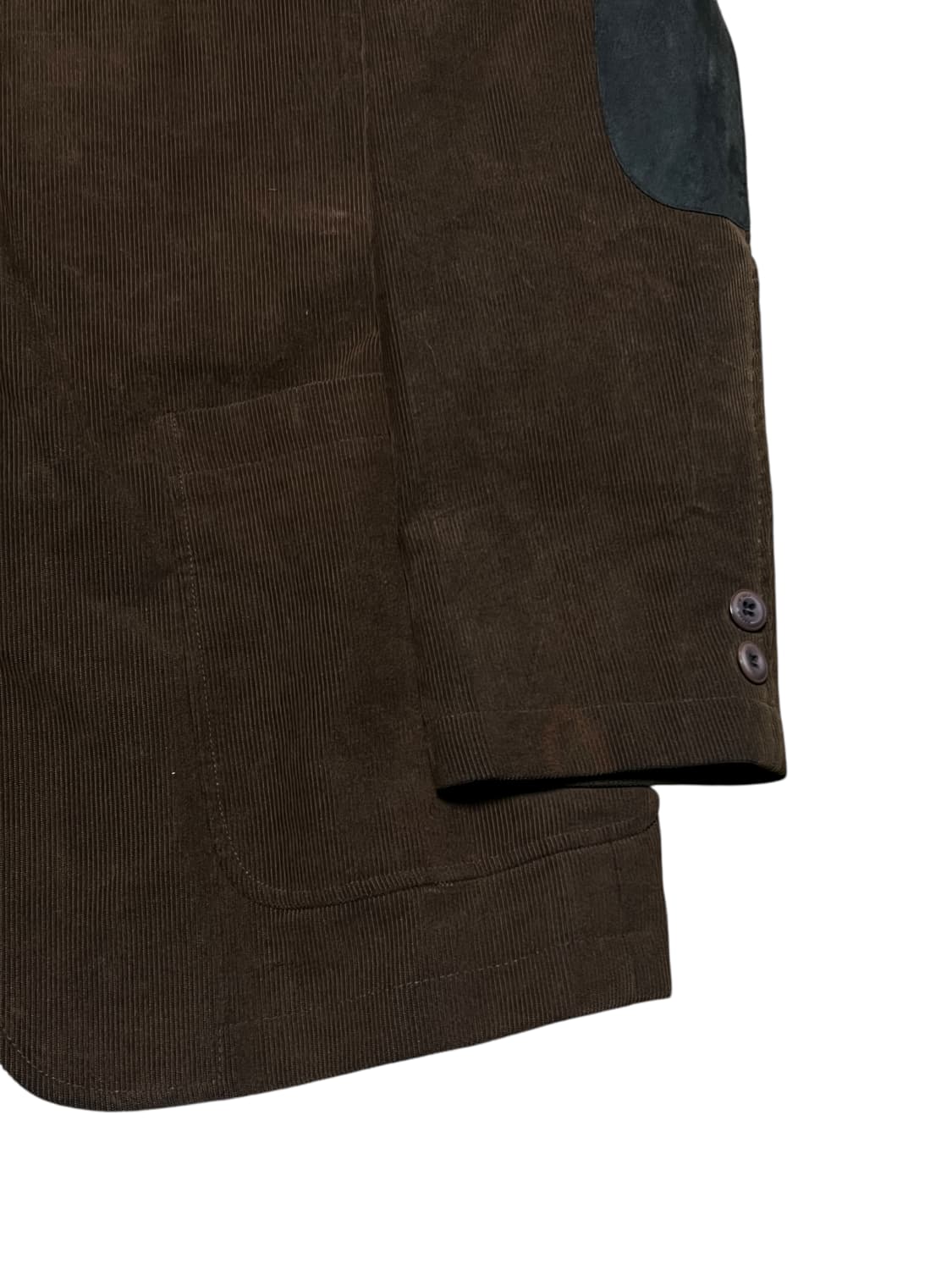 THE SUIT HOUSE 코듀로이 엘보우 패치 자켓 브라운 상품이미지5