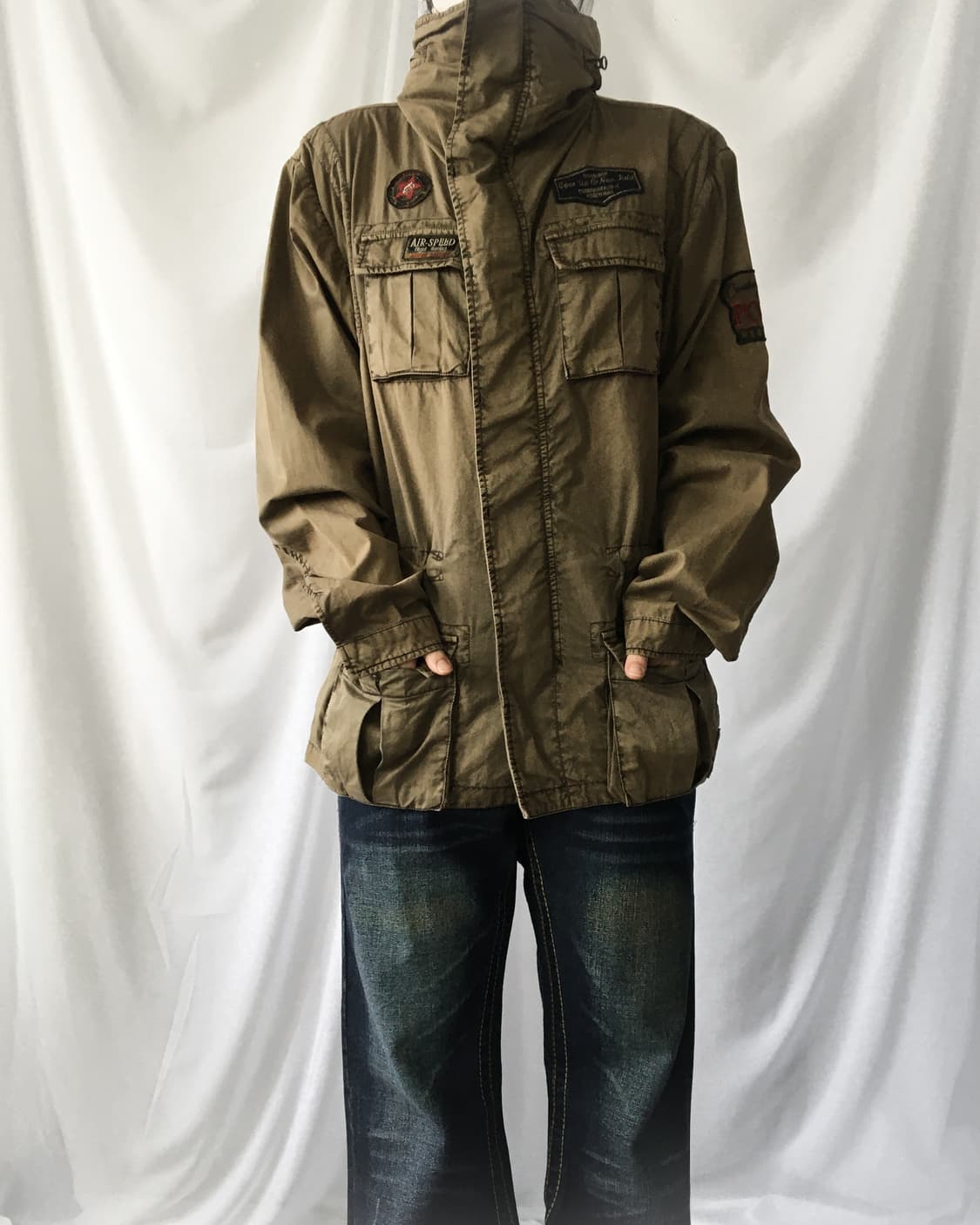 High neck filed jacket 상품이미지8