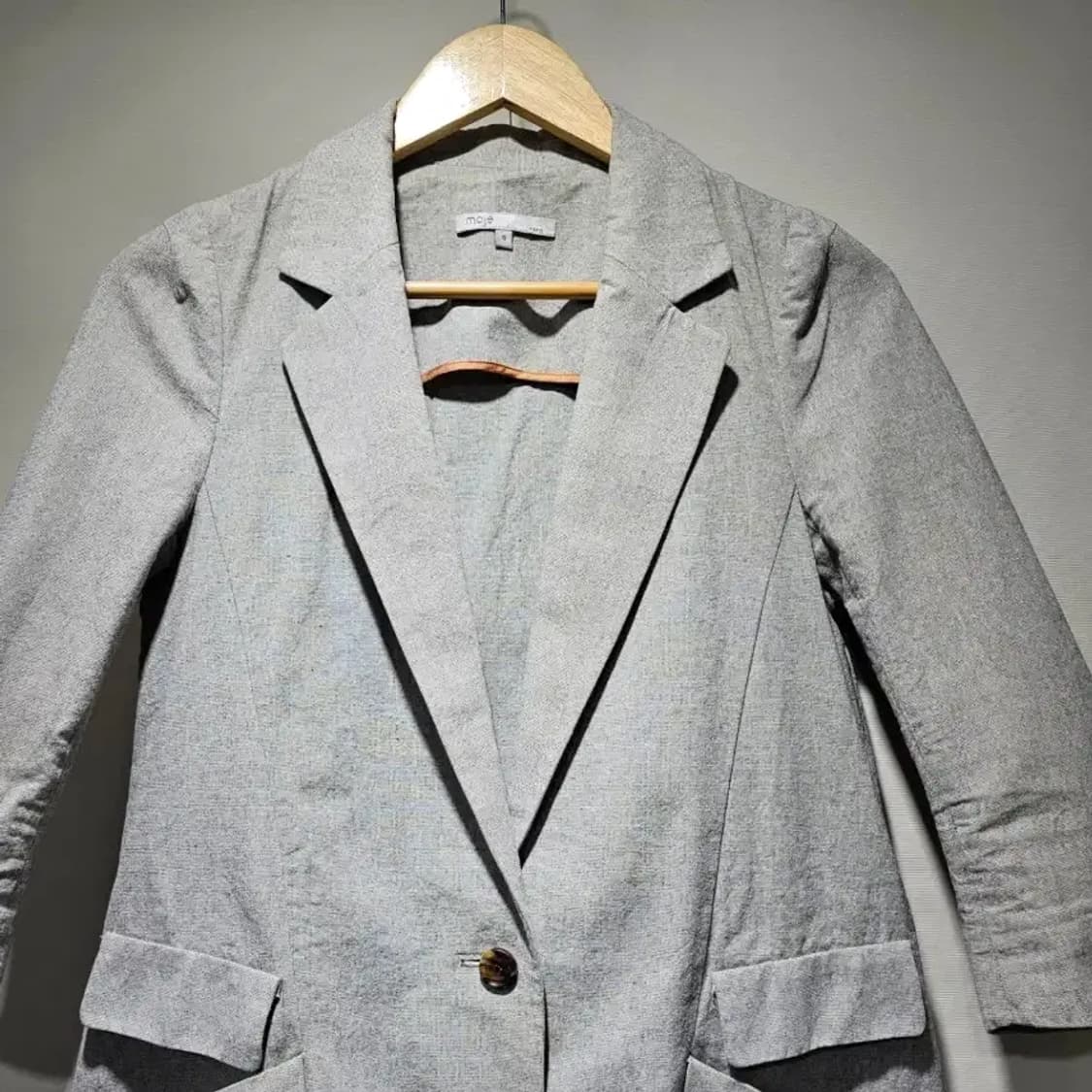 마쥬 그레이 린넨 자켓 상품이미지6