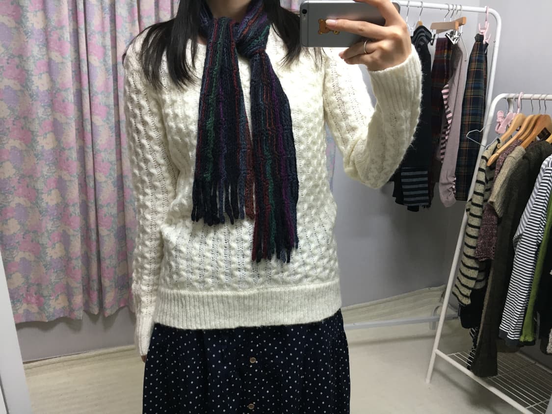 다채색 태슬 머플러 상품이미지4