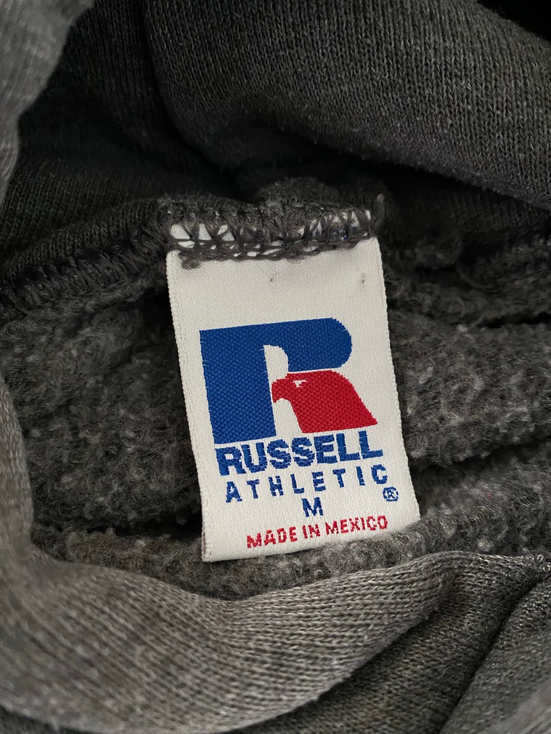 (M) 90s 러셀 후드 그레이 상품이미지3