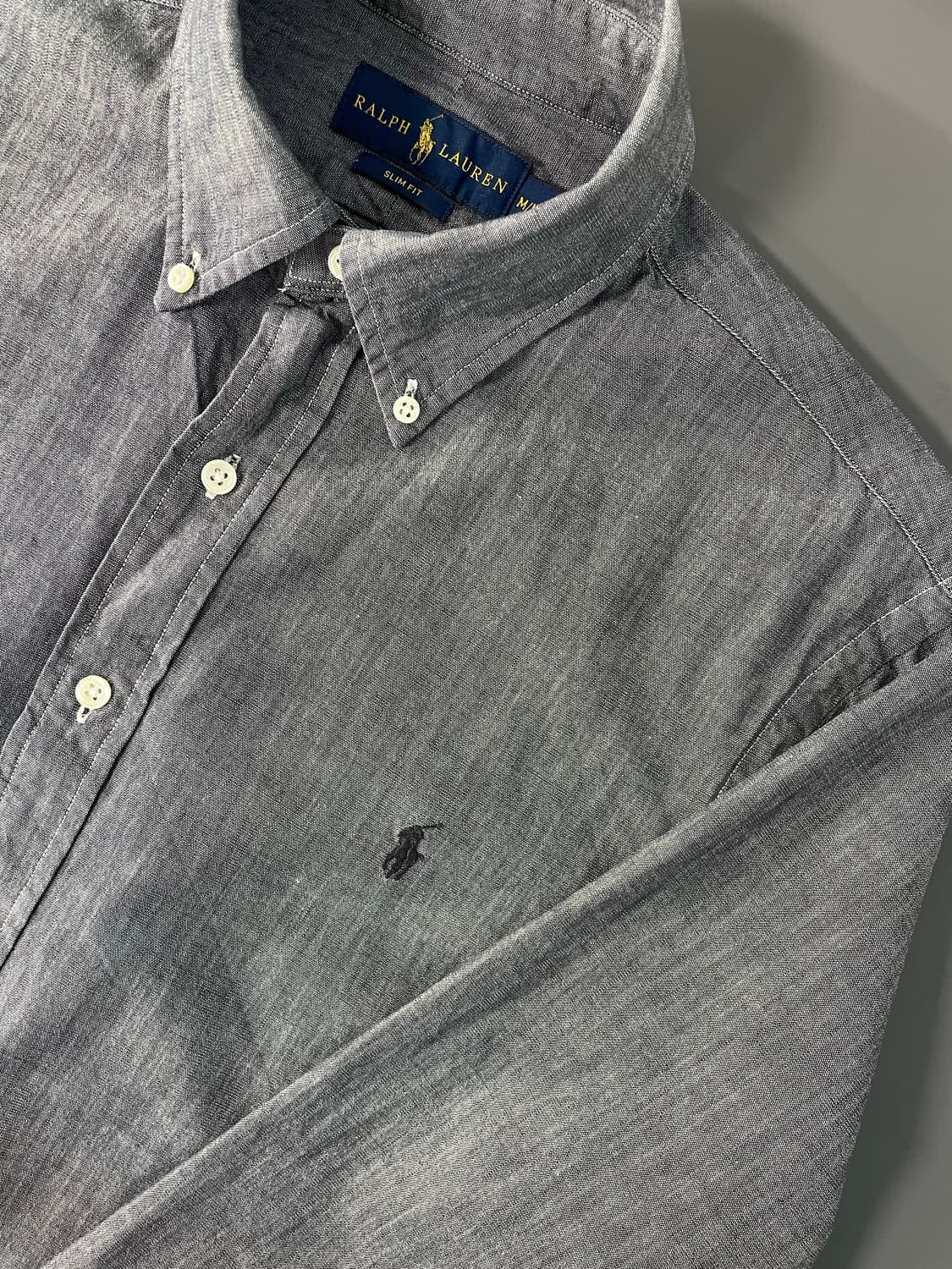 [M] 폴로 랄프로렌 옥스포드 셔츠  슬림 핏 상품이미지4