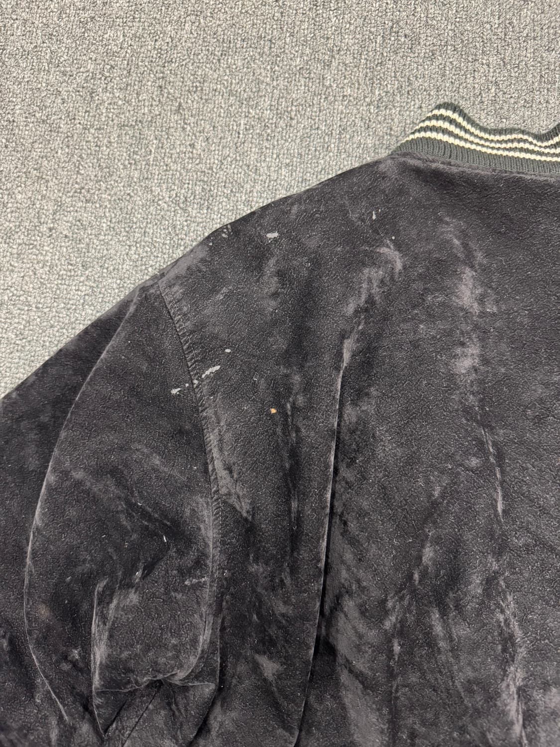 M)ESTACOT 빈티지 벨벳 드래곤 자수 스카쟌 상품이미지6