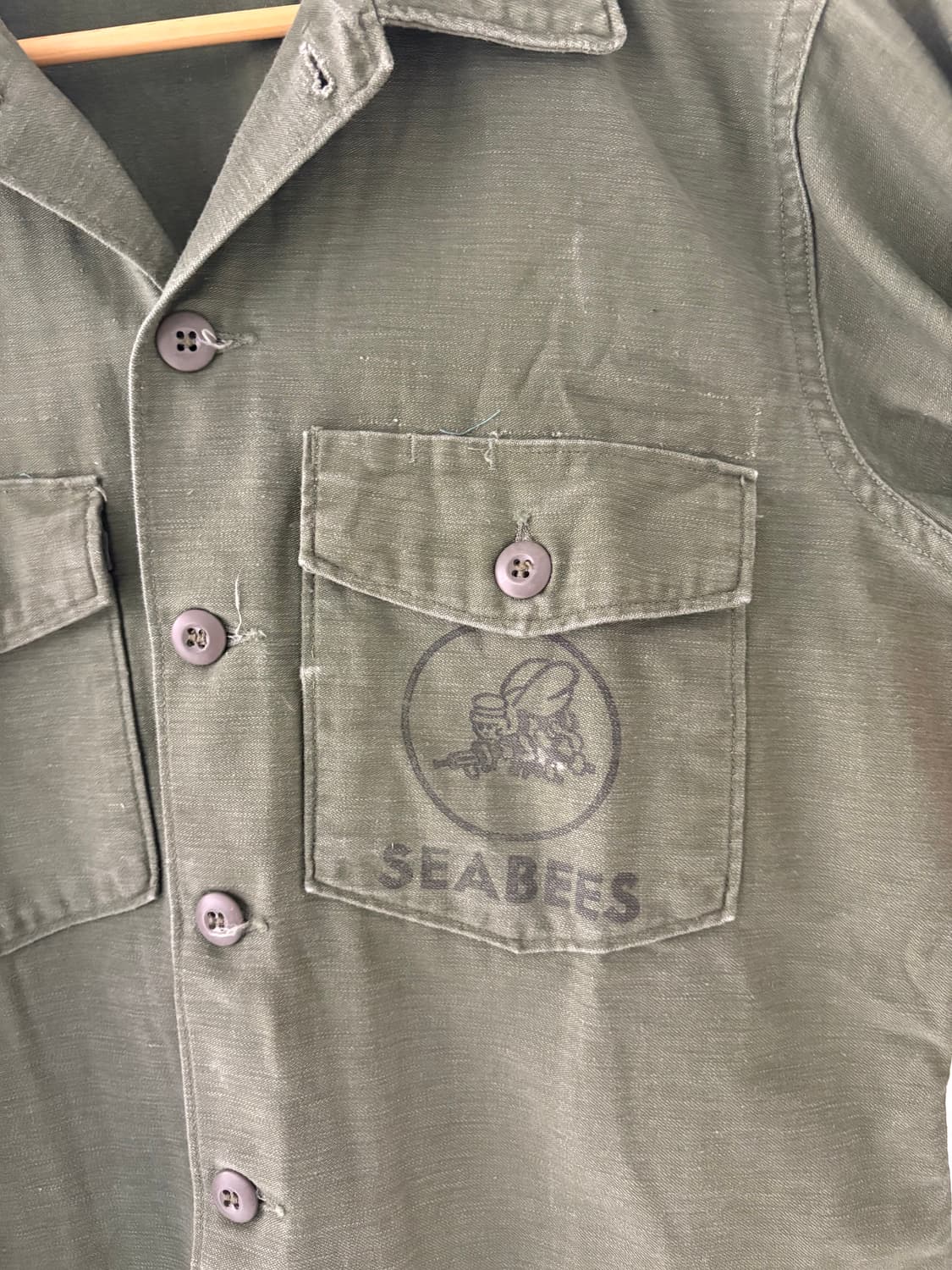 60's U.S Army og-107 Utility Shirt. 상품이미지4