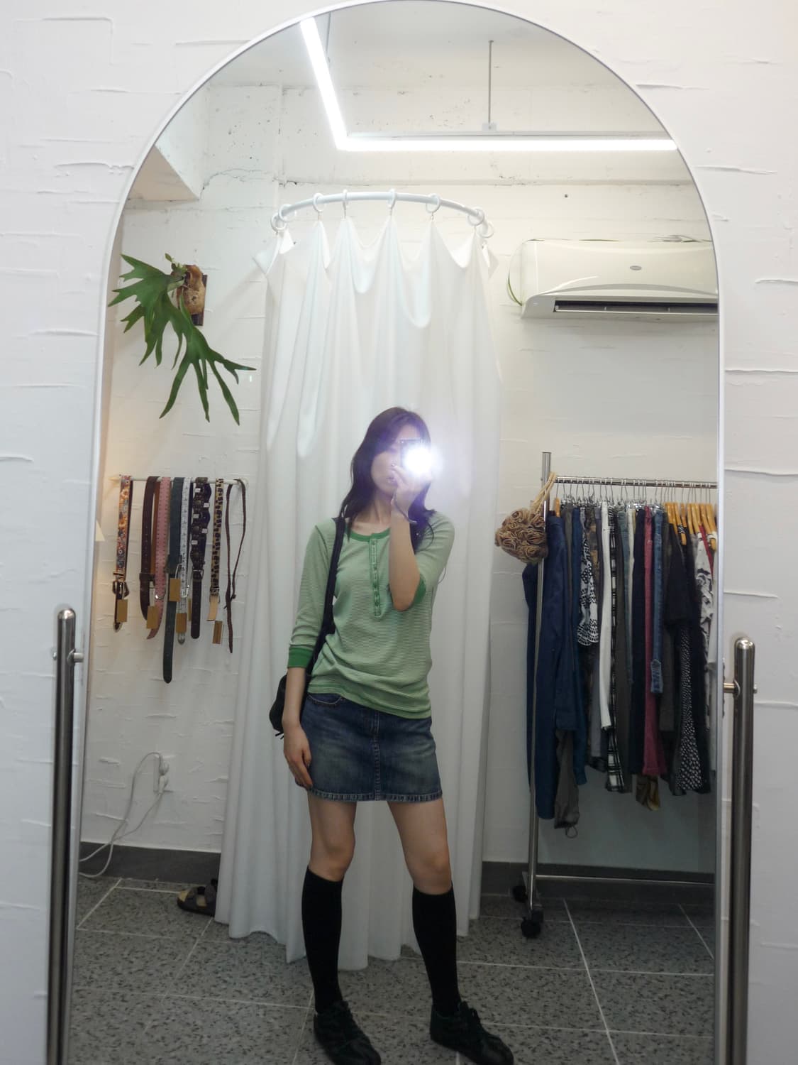 green stripe t-shirts 상품이미지4