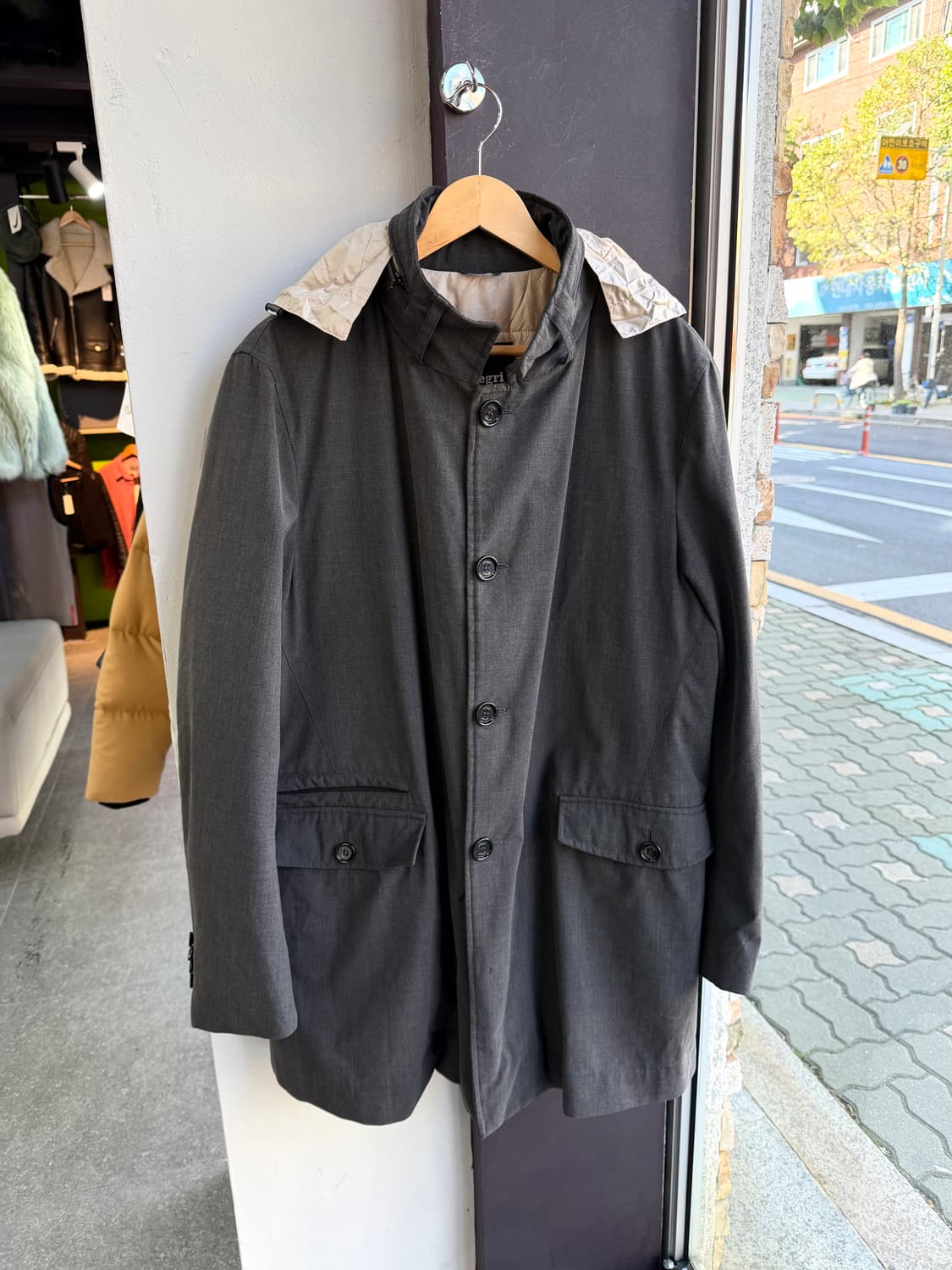 56/ 알레그리 Thermore 후디드 패딩코트 상품이미지2