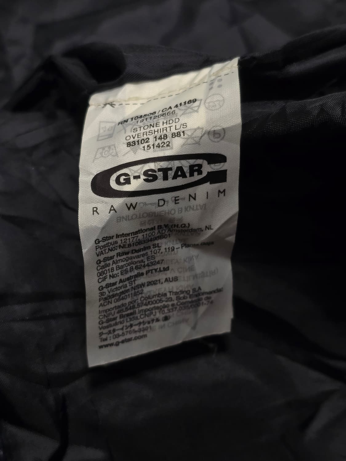 G-Star RAW 네이비 퀼팅 후드 패딩 자켓 M 상품이미지8