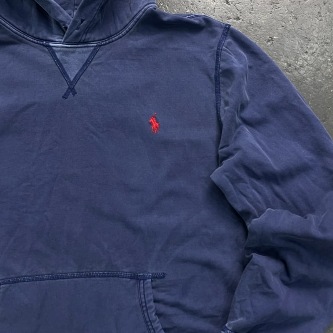 95-100 폴로 데님 앤 서플라이 후드티  상품이미지2