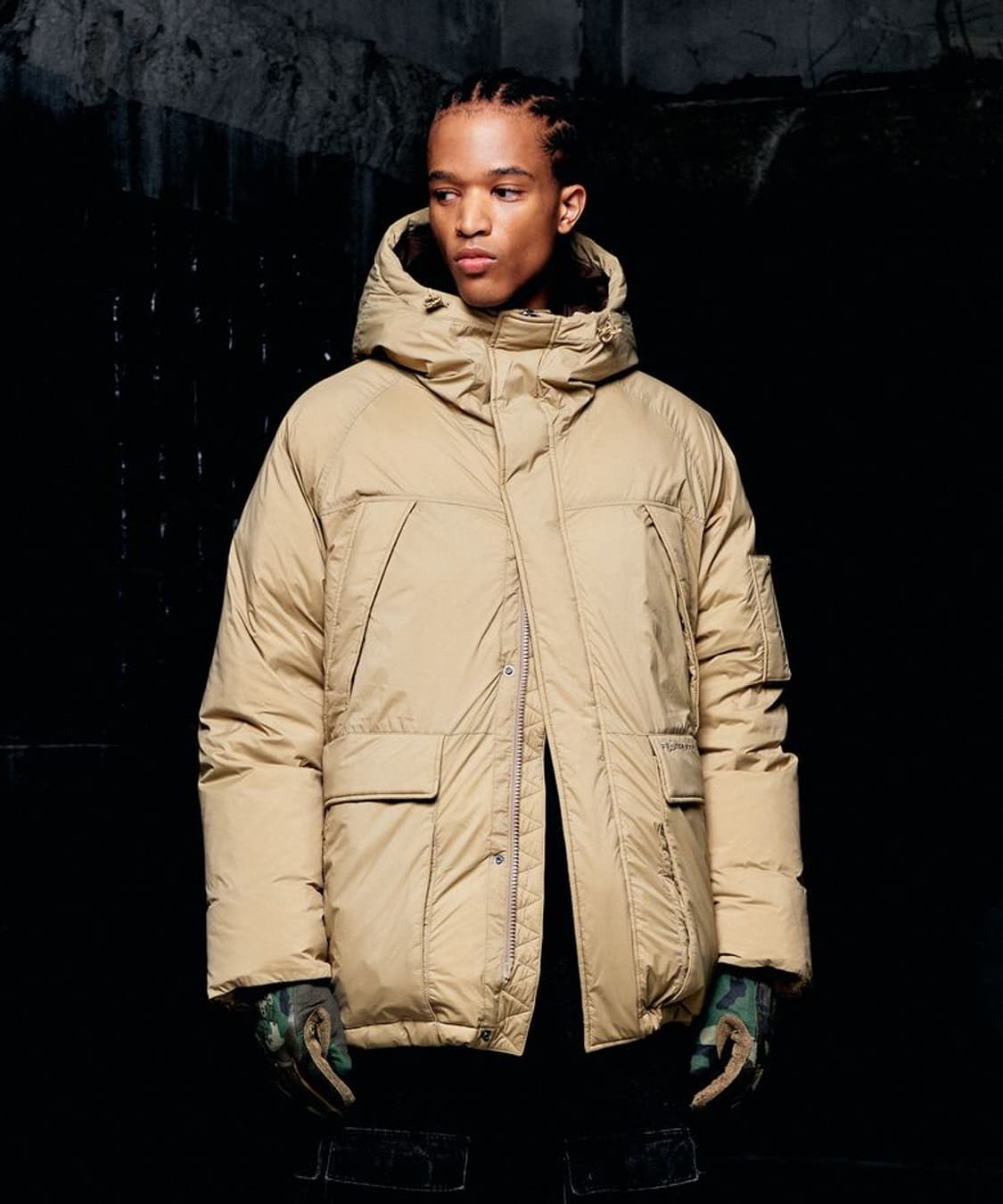 휠라 미들 다운 패딩 상품이미지1