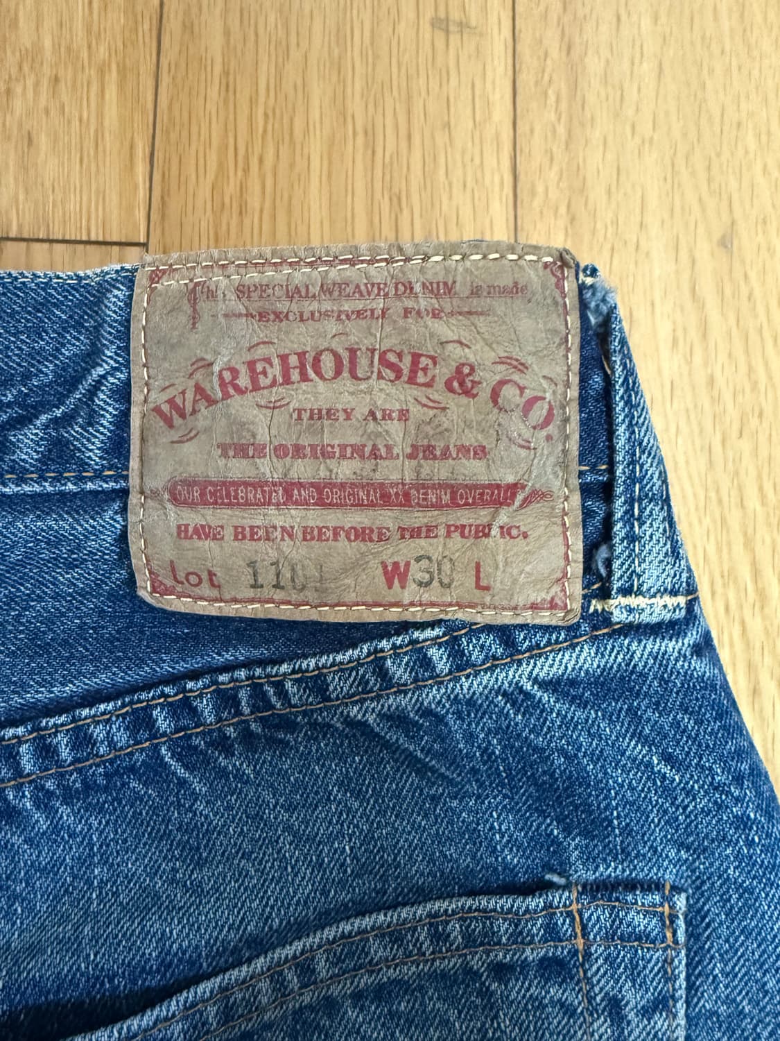 웨어하우스 1101 라이트인디고 30사이즈 상품이미지5