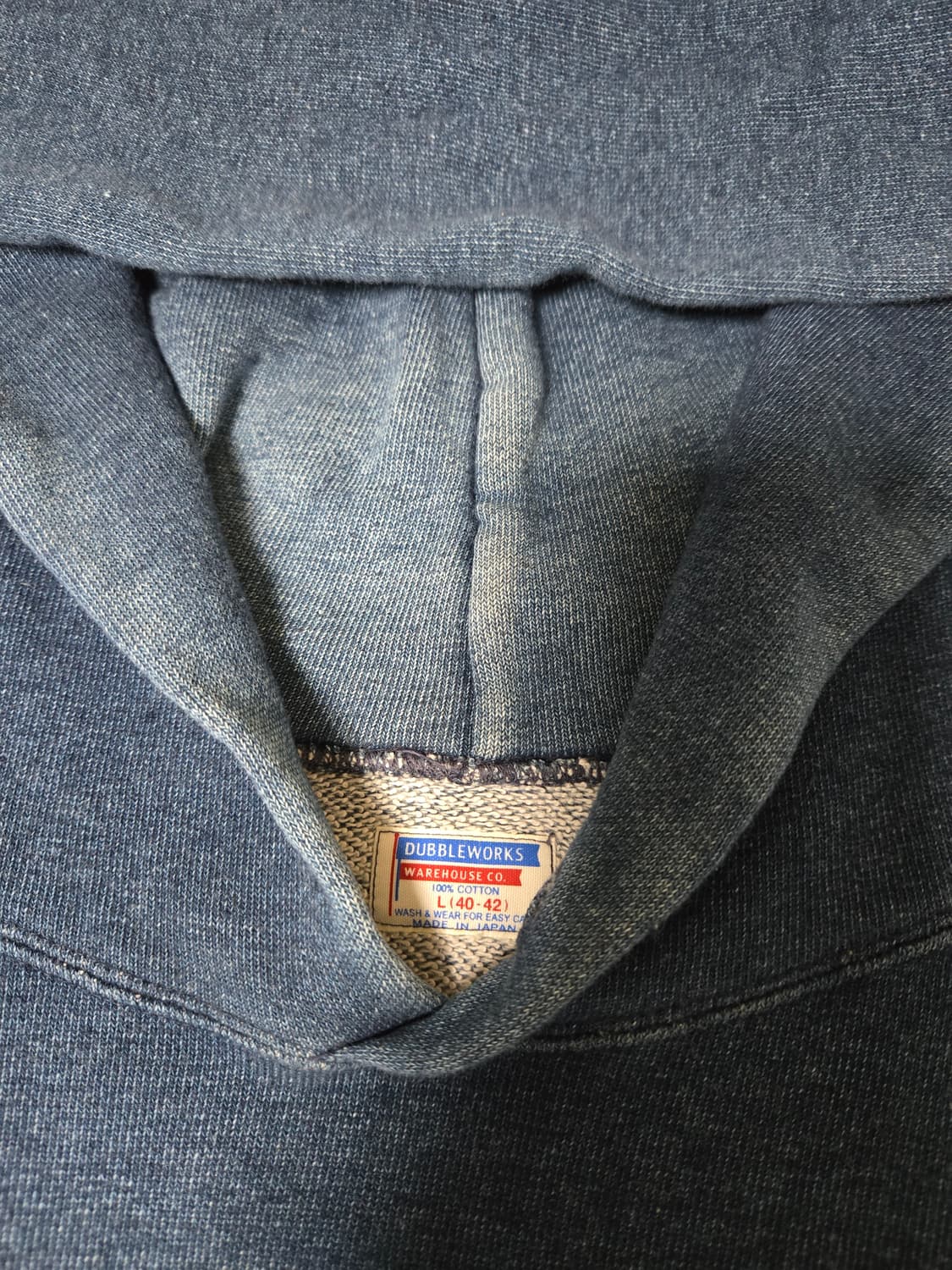 [40-42] 웨어하우스 인디고 스웻후드 후드티 맨투맨 더블웍스 상품이미지3