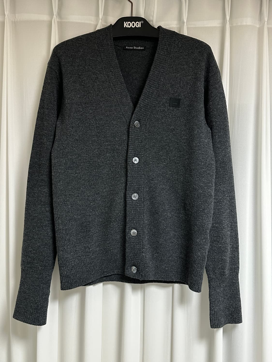 아크네스튜디오 Neve 울 가디건 차콜 XS (95-100) 상품이미지1