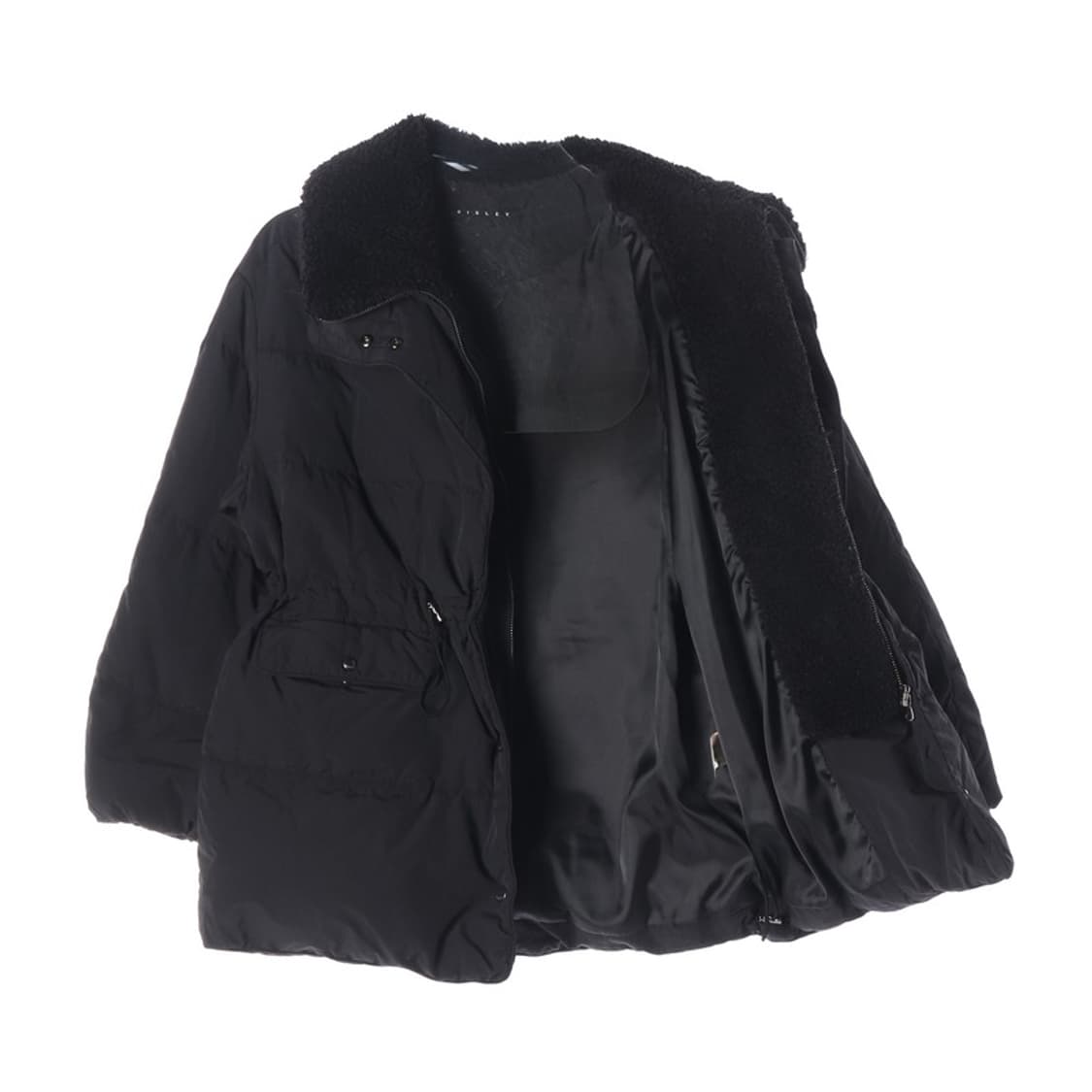 시슬리 하이넥 밴딩 구스다운 숏 패딩 42 상품이미지2