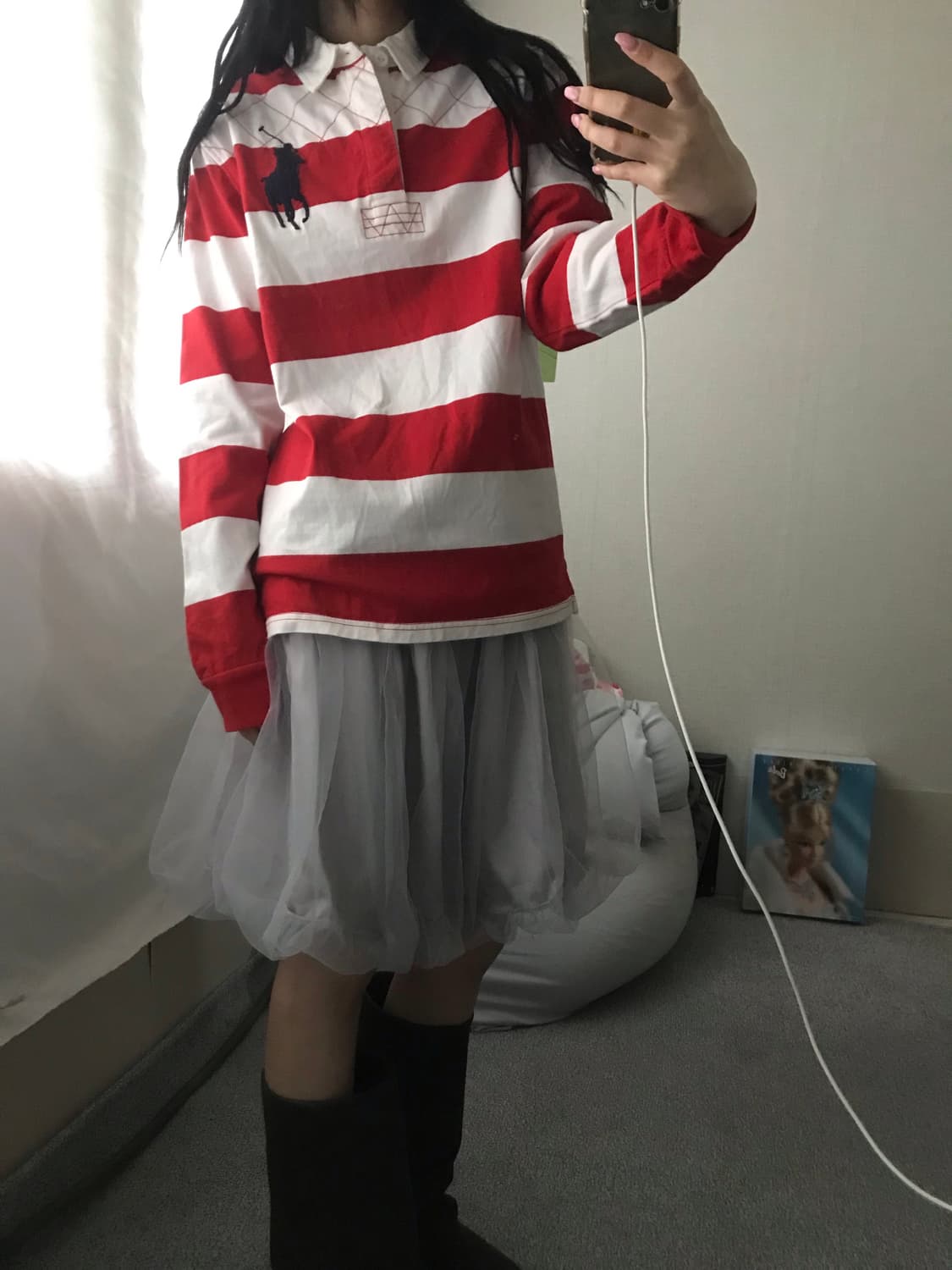 폴로 스트라이프 빅포니 럭비티셔츠 상품이미지2