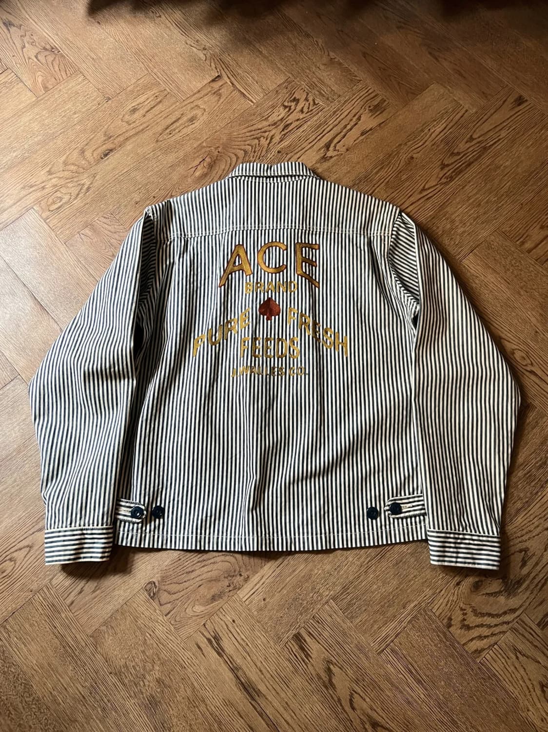 [L]페로우즈 재팬메이드 히코리 스트라이프 워크 자켓 상품이미지1