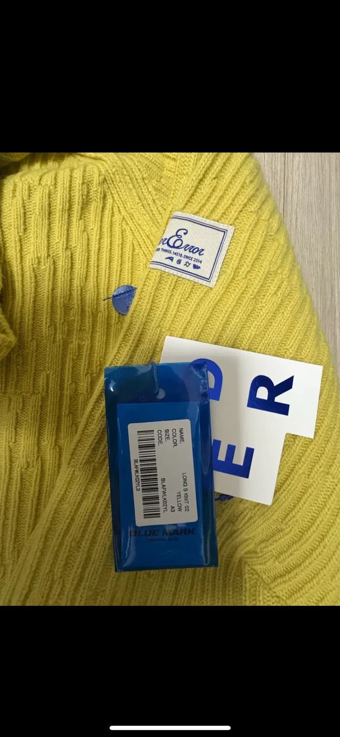 아더에러 클라바 니트 옐로우(A3) 상품이미지3