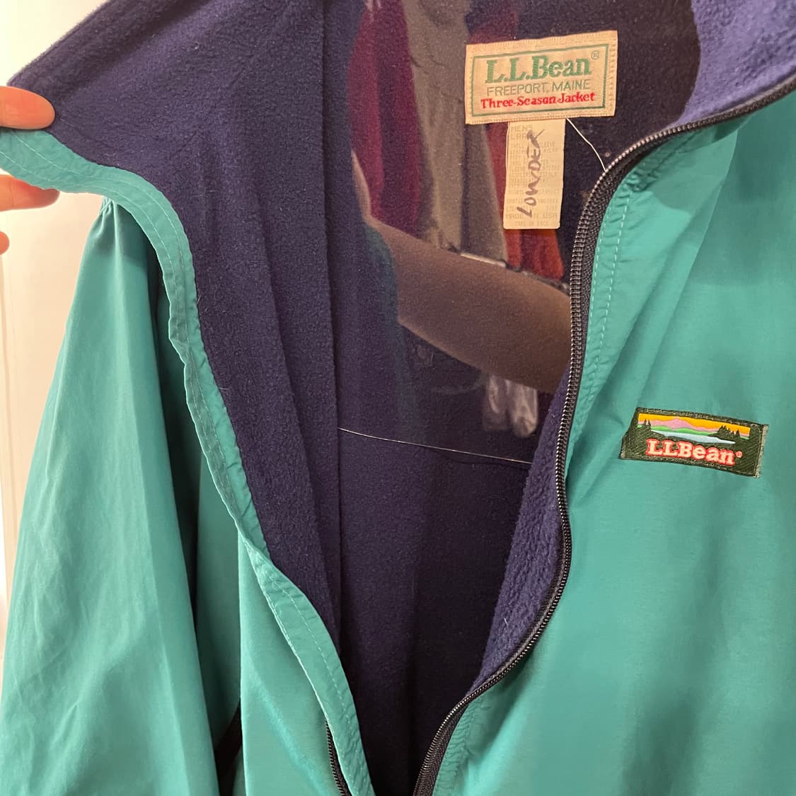 90s 엘엘빈 나일론 웜업자켓 상품이미지7