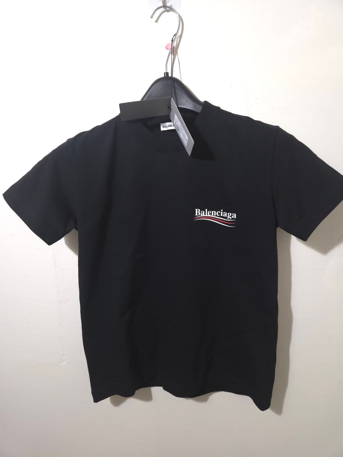 [새상품급] 발렌시아가 여성 웨이브로고 반팔 티 M Size 상품이미지1