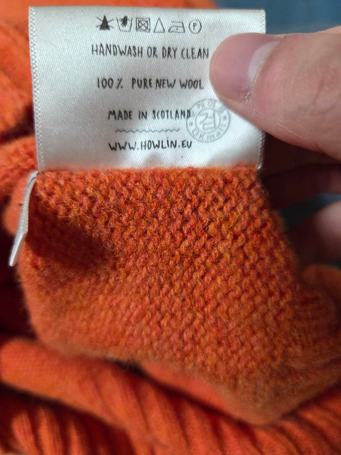 하울린 니트 XL사이즈 오렌지 상품이미지5