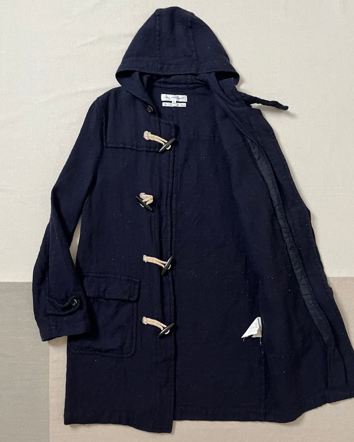 꼼데가르송 네프 울 더플코트 comme des garcons shirt 상품이미지3