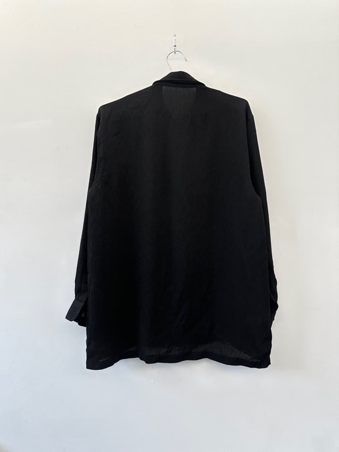 LINDBERGH grid pattern mix shirt / black 상품이미지6
