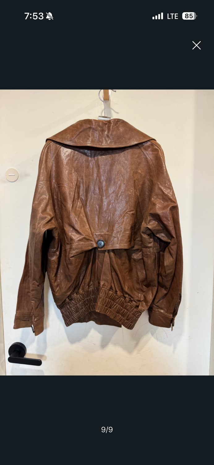 system 시스템 양가죽 봄버 자켓 상품이미지8