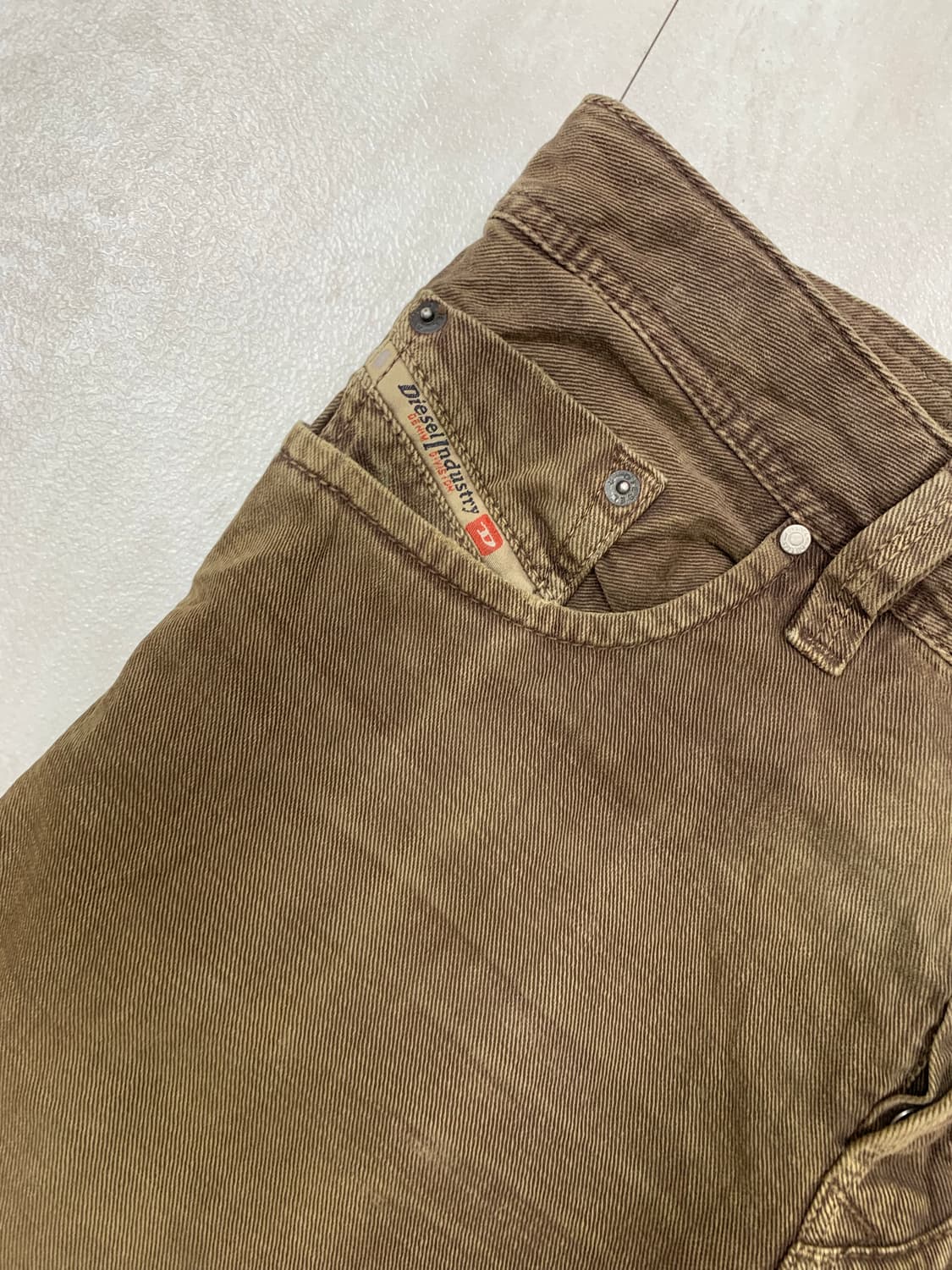 디젤 브라운 코튼 팬츠 #271 상품이미지3