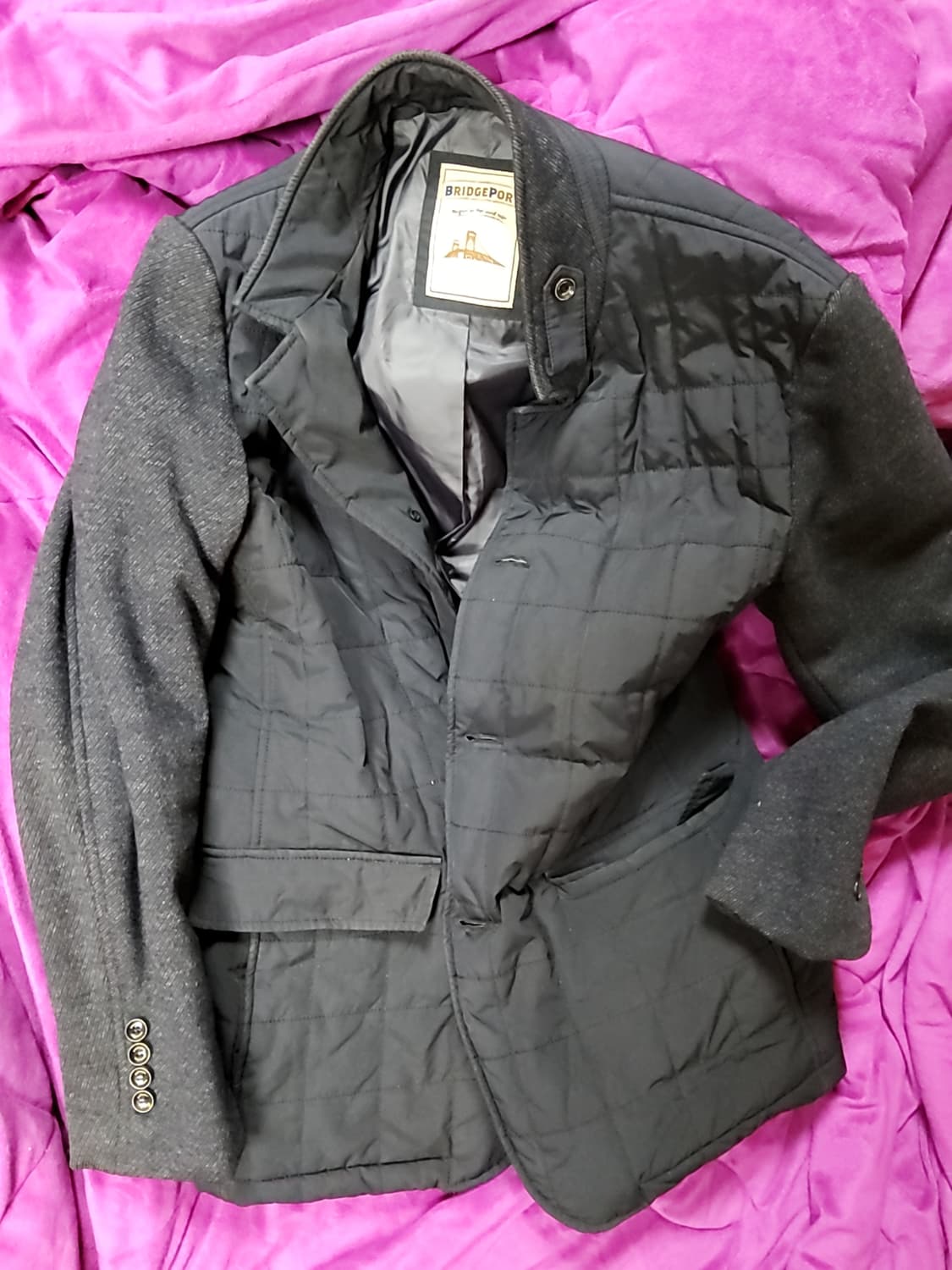 브렌우드 브릿지포트 퀼팅자켓 100 상품이미지1