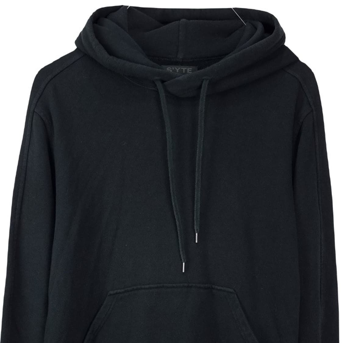 요지야마모토 S'YTE 뒷판 프린팅 후드티 블랙 P01169 상품이미지4